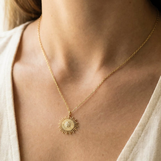 Sunbeam Glow Charm Necklace