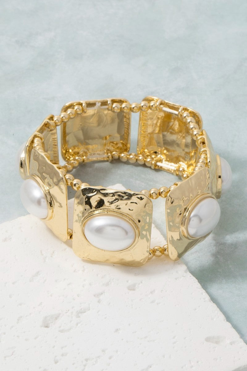 Aurora Square Pearl Band