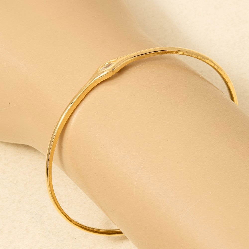 Minimalist Gold Cuff Bracelet