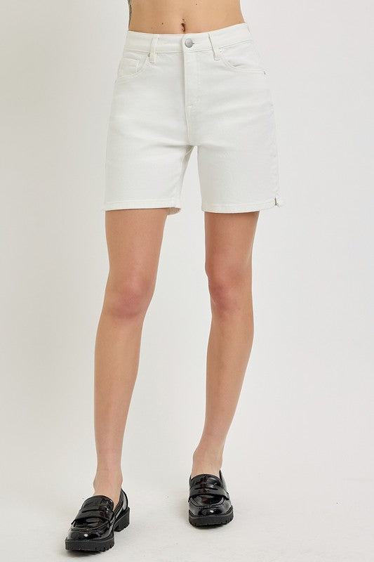 Risen Tummy Control High Rise Mid Length Shorts