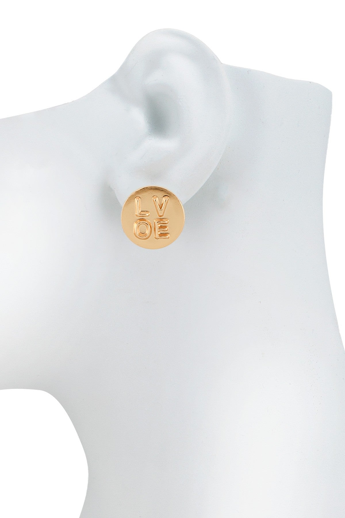 Love Stud Earring