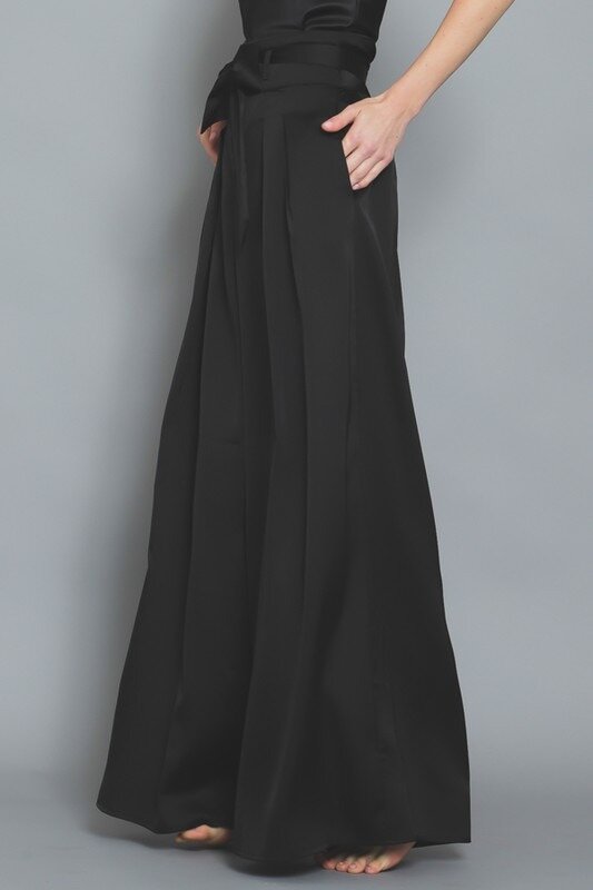 Dress to Impress Wide Leg Satin Pants