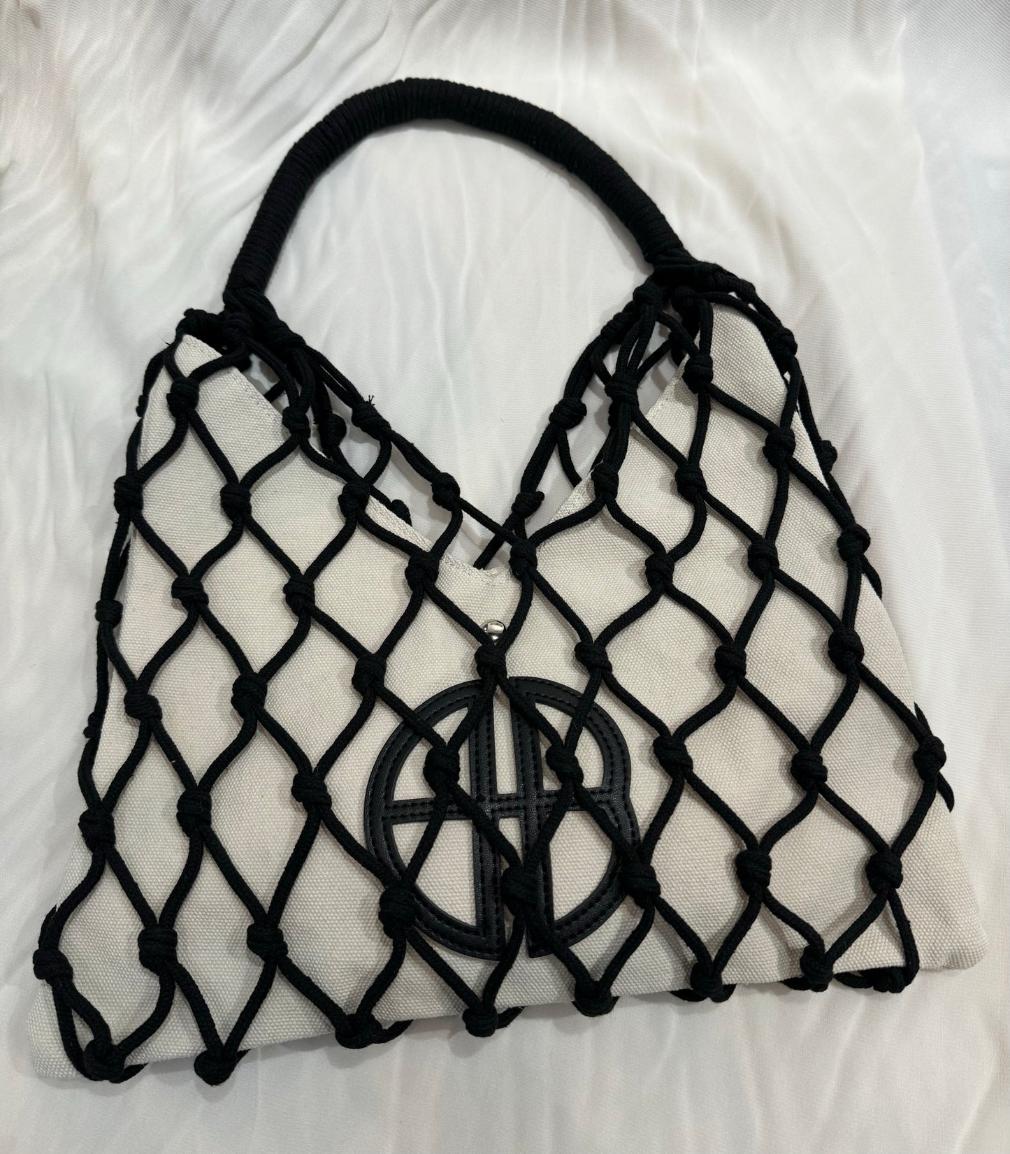 Annie Macrame Net Shoulder Bag